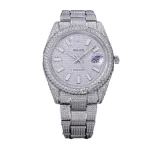 Rolex Datejust 116334 Iced Out Diamond Pave Dial